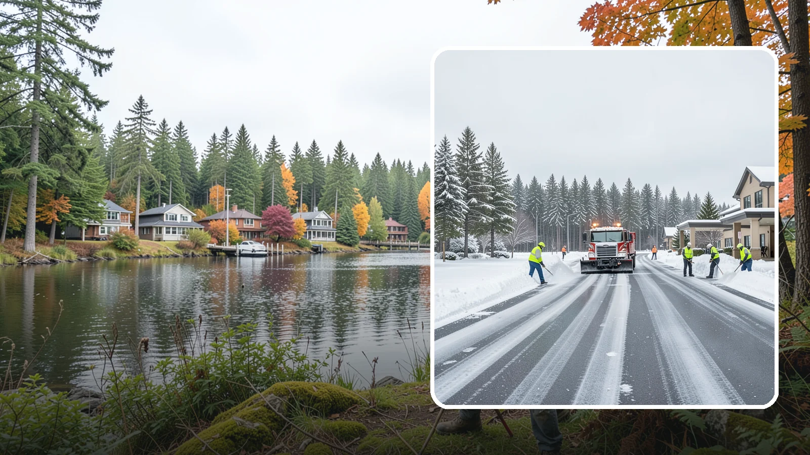 Hotel Parking Lot Snow Removal in La Conner, Skagit County, WA - We clear hotel lots and entry drives around the clock so Western Washington guests arrive and depart smoothly in winter.