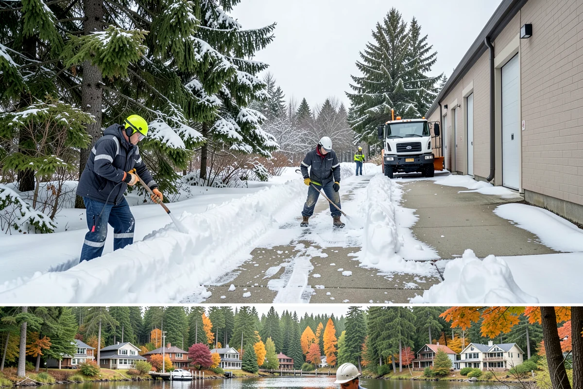 Hotel Parking Lot Snow Removal in La Conner, Skagit County, WA - Hotel lots in the Puget Sound area need the most winter attention from December through February, spanning peak travel and...