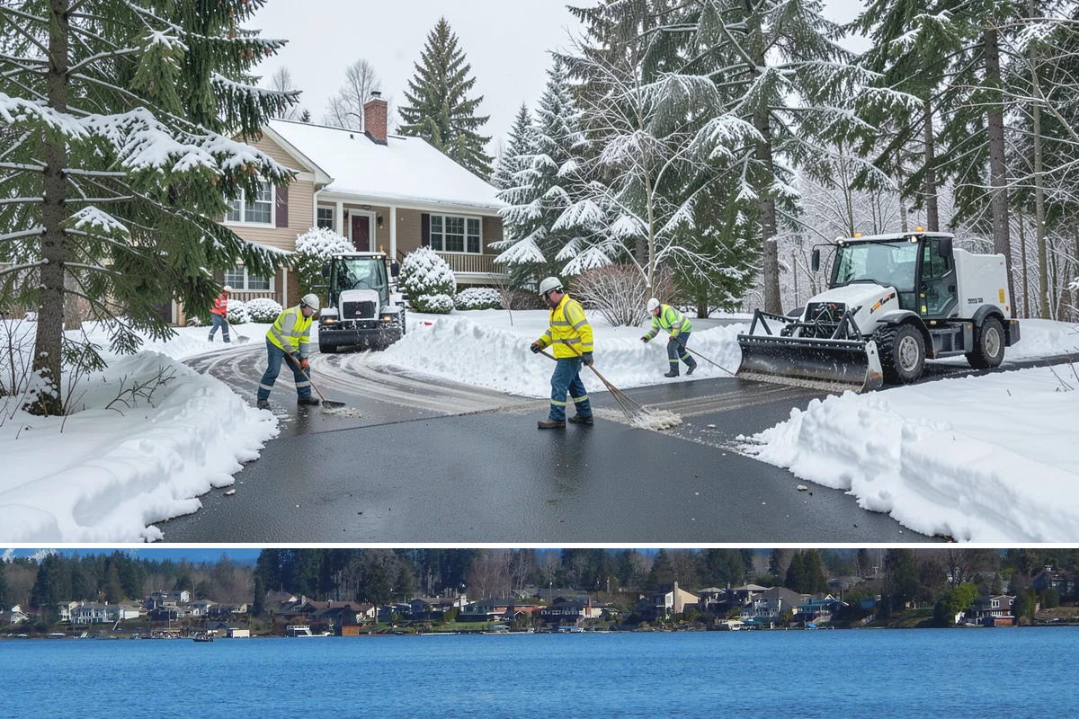 Hotel Parking Lot Snow Removal in Lake Stevens, Snohomish County, WA - Hotel lots in the Puget Sound area need the most winter attention from December through February, spanning peak travel and...
