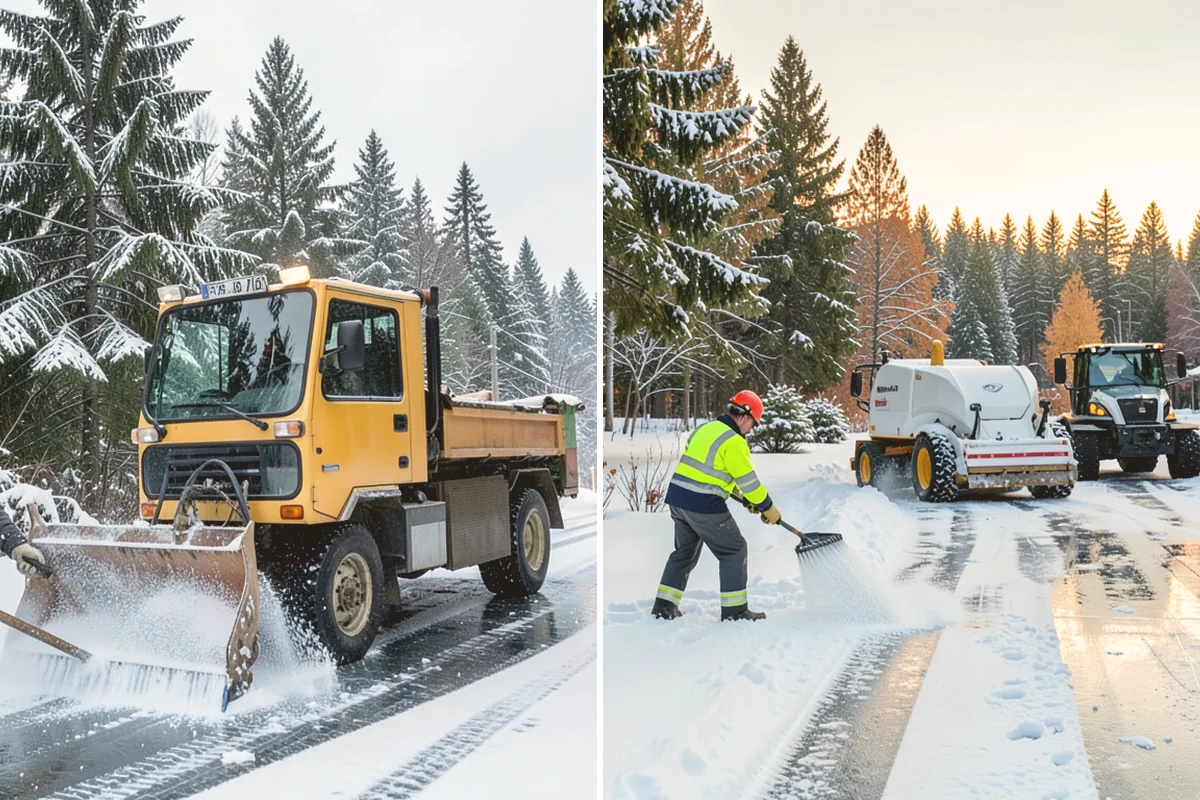 Hotel Parking Lot Snow Removal in Langley, Island County, WA - Prioritize the porte-cochere, entry drive, and guest parking with hotel staff