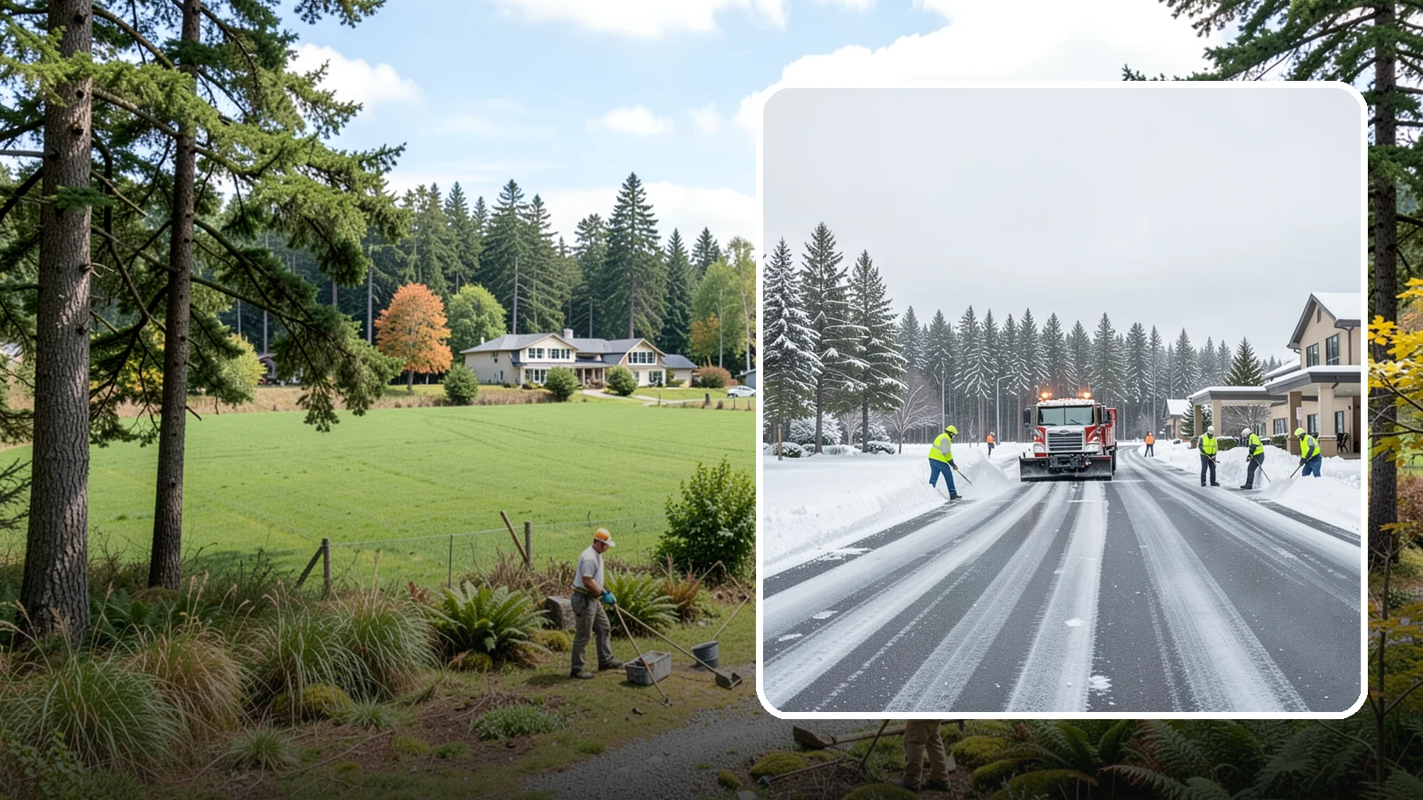 Hotel Parking Lot Snow Removal in Lyman, Skagit County, WA - We clear hotel lots and entry drives around the clock so Western Washington guests arrive and depart smoothly in winter.