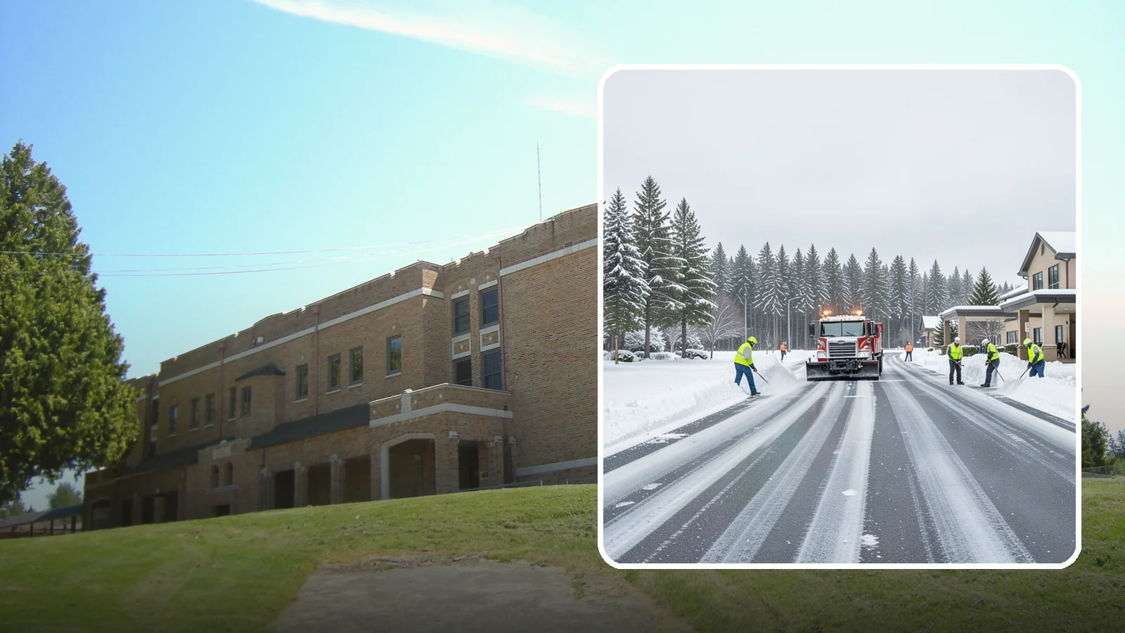 Hotel Parking Lot Snow Removal in Maple Valley, King County, WA - We clear hotel lots and entry drives around the clock so Western Washington guests arrive and depart smoothly in winter.