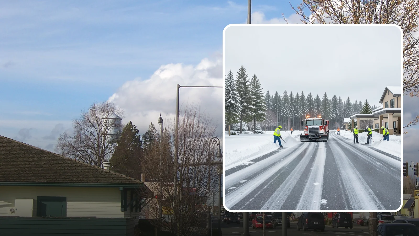 Hotel Parking Lot Snow Removal in Marysville, Snohomish County, WA - We clear hotel lots and entry drives around the clock so Western Washington guests arrive and depart smoothly in winter.