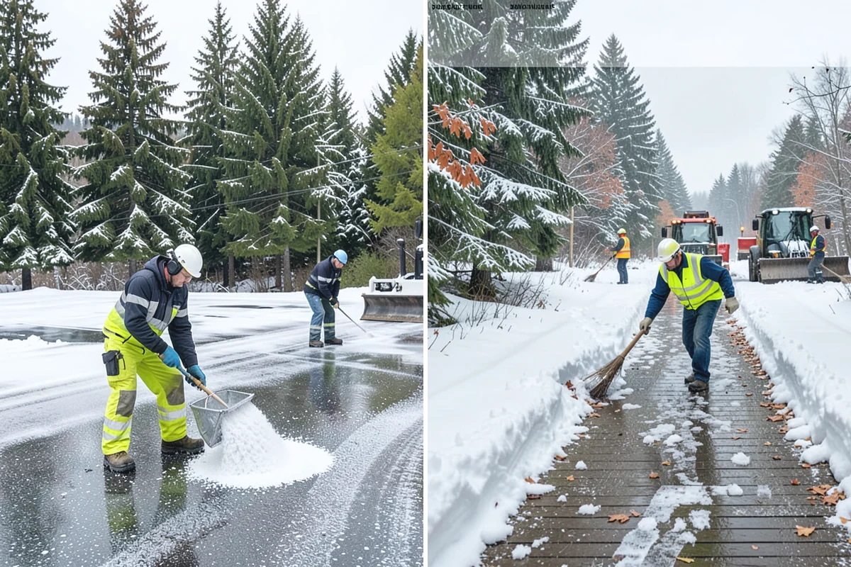 Hotel Parking Lot Snow Removal in Marysville, Snohomish County, WA - Prioritize the porte-cochere, entry drive, and guest parking with hotel staff