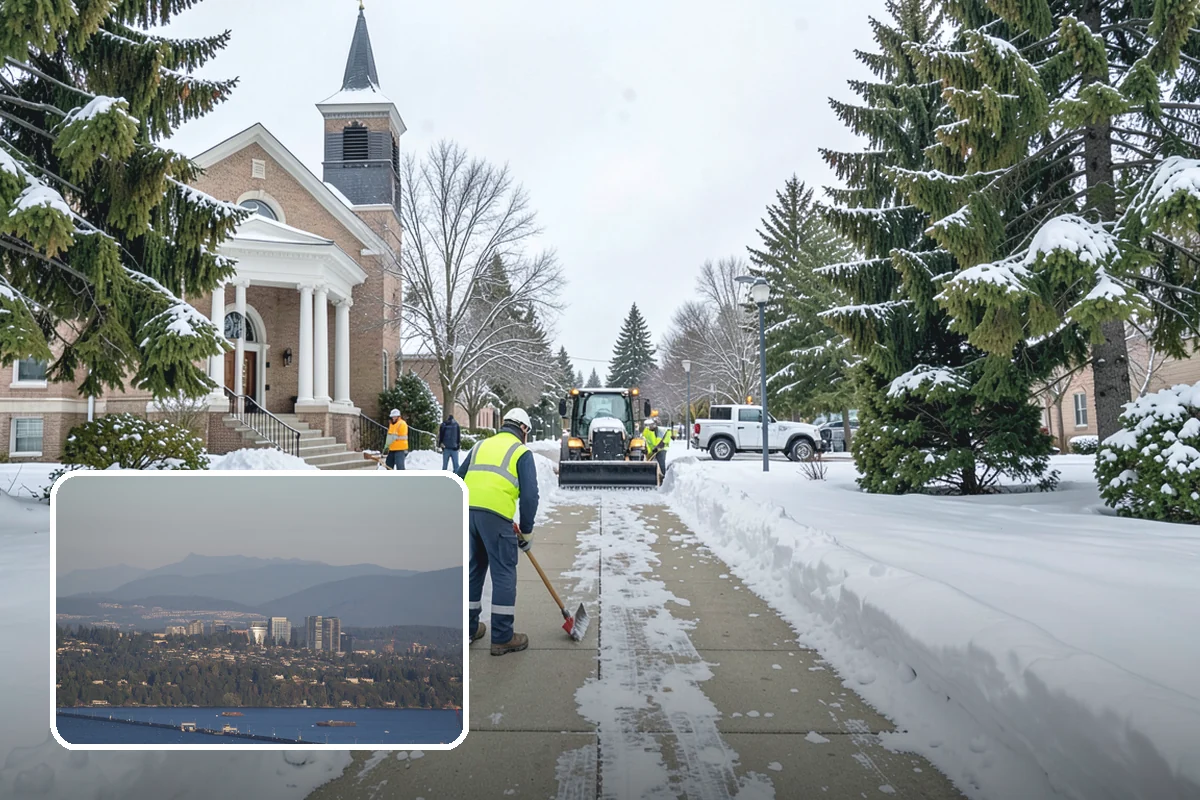 Hotel Parking Lot Snow Removal in Medina, King County, WA - Guests arrive and depart smoothly at any hour of the storm
