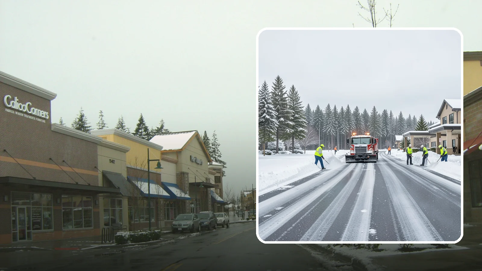 Hotel Parking Lot Snow Removal in Mill Creek, Snohomish County, WA - We clear hotel lots and entry drives around the clock so Western Washington guests arrive and depart smoothly in winter.