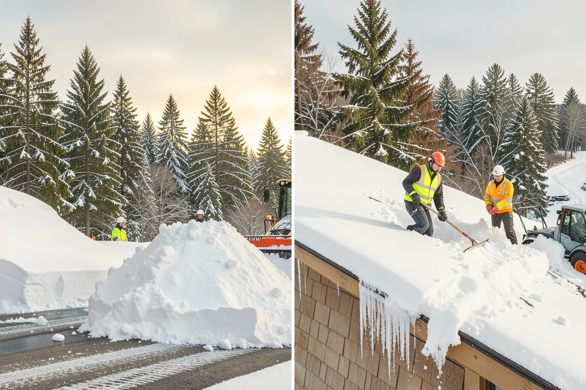 Hotel Parking Lot Snow Removal in Milton, King County, WA - Prioritize the porte-cochere, entry drive, and guest parking with hotel staff