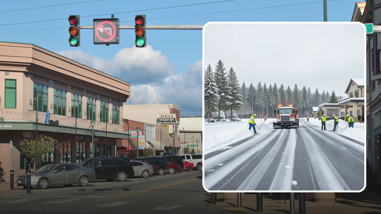 Hotel Parking Lot Snow Removal in Monroe, Snohomish County, WA - We clear hotel lots and entry drives around the clock so Western Washington guests arrive and depart smoothly in winter.