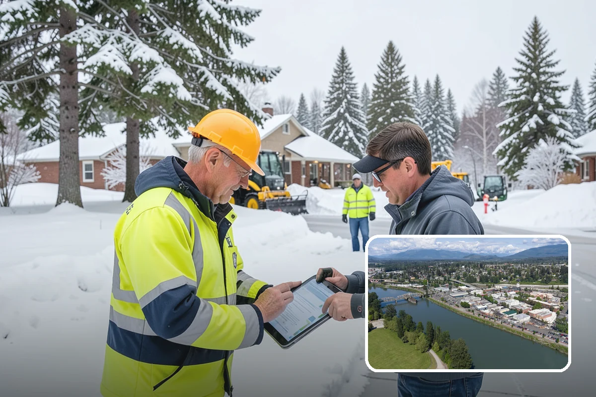 Hotel Parking Lot Snow Removal in Mount Vernon, Skagit County, WA - Guests arrive and depart smoothly at any hour of the storm