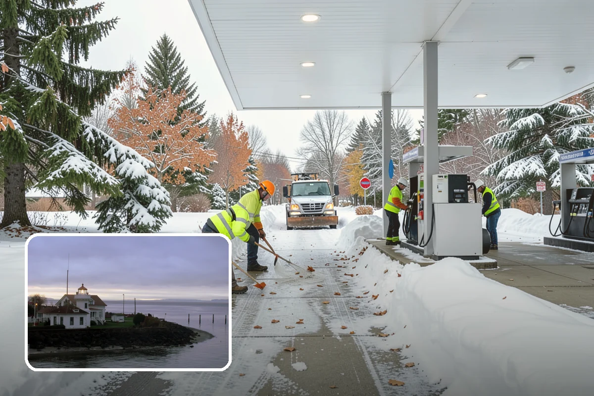 Hotel Parking Lot Snow Removal in Mukilteo, Snohomish County, WA - Guests arrive and depart smoothly at any hour of the storm