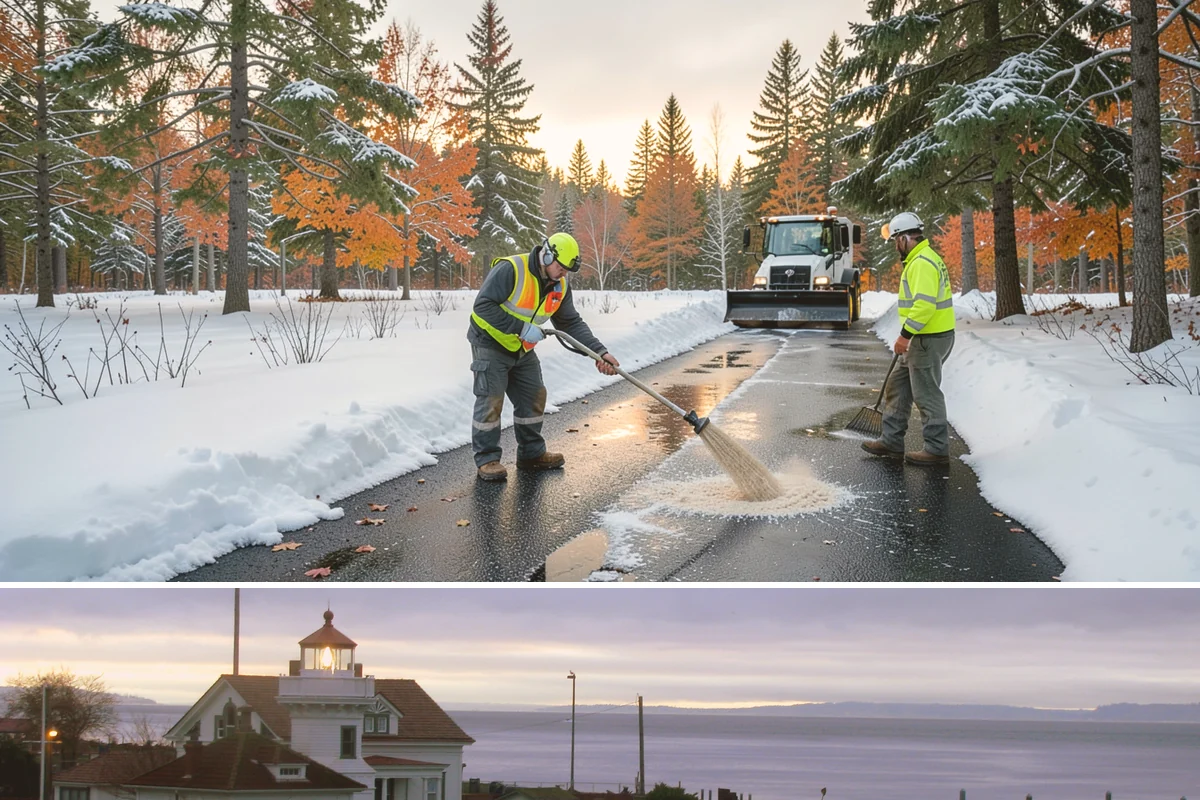 Hotel Parking Lot Snow Removal in Mukilteo, Snohomish County, WA - Hotel lots in the Puget Sound area need the most winter attention from December through February, spanning peak travel and...