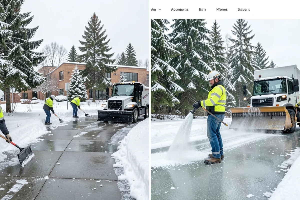 Hotel Parking Lot Snow Removal in Normandy Park, King County, WA - Prioritize the porte-cochere, entry drive, and guest parking with hotel staff