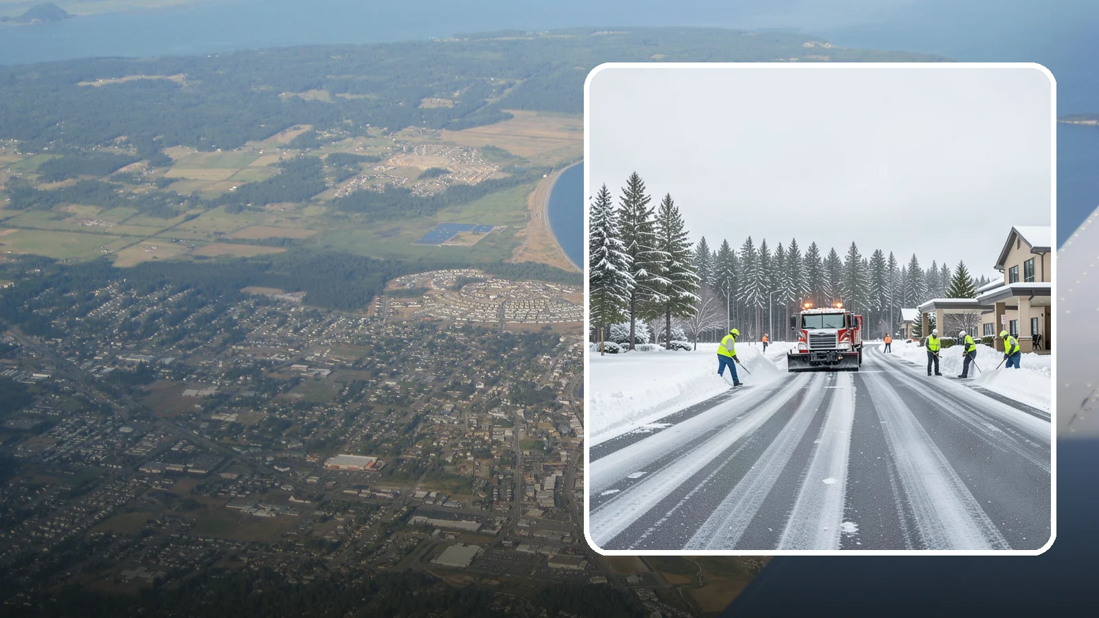 Hotel Parking Lot Snow Removal in Oak Harbor, Island County, WA - We clear hotel lots and entry drives around the clock so Western Washington guests arrive and depart smoothly in winter.