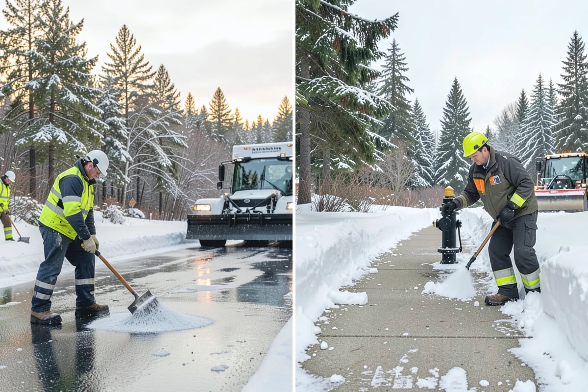 Hotel Parking Lot Snow Removal in Renton, King County, WA - Prioritize the porte-cochere, entry drive, and guest parking with hotel staff