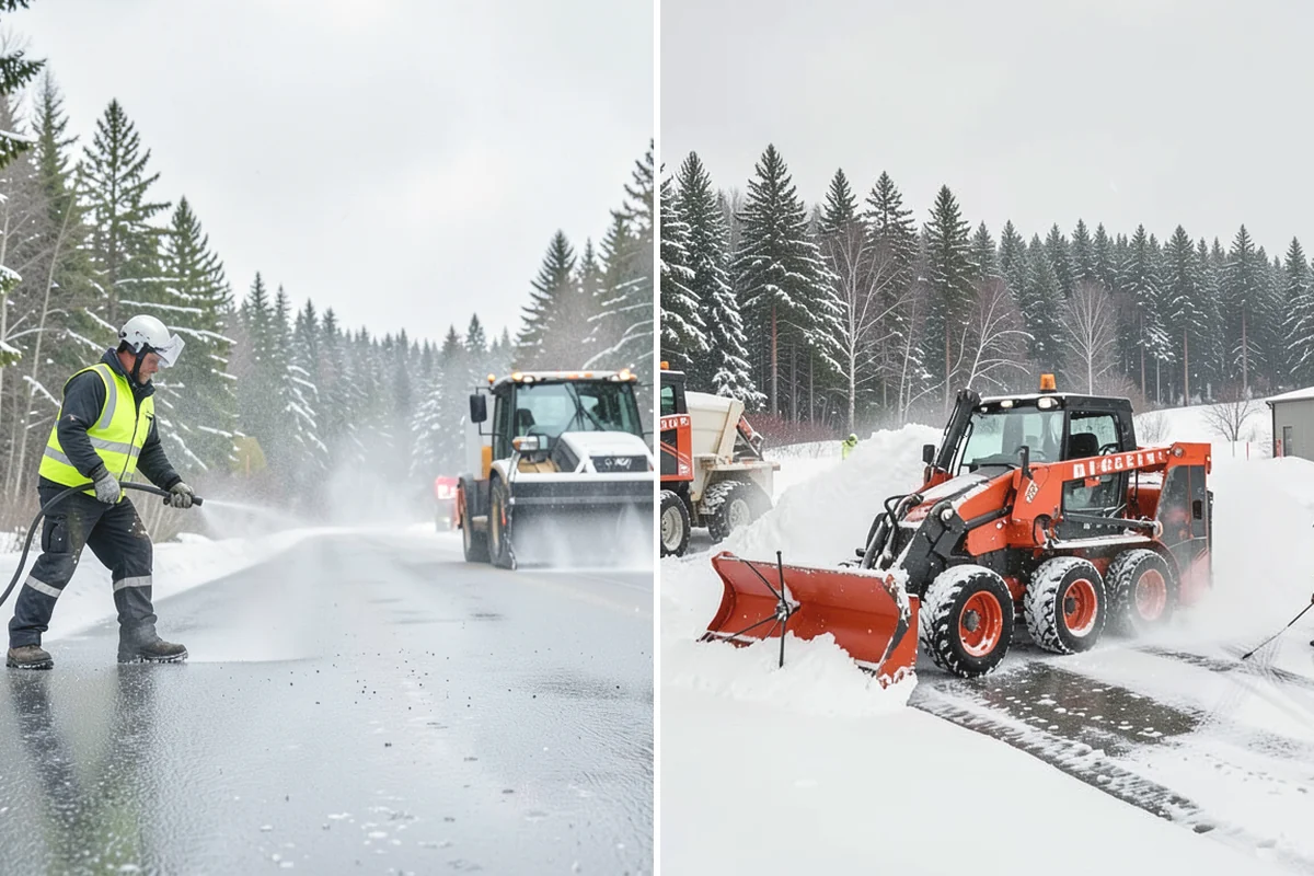 Hotel Parking Lot Snow Removal in Ruston, Pierce County, WA - Prioritize the porte-cochere, entry drive, and guest parking with hotel staff