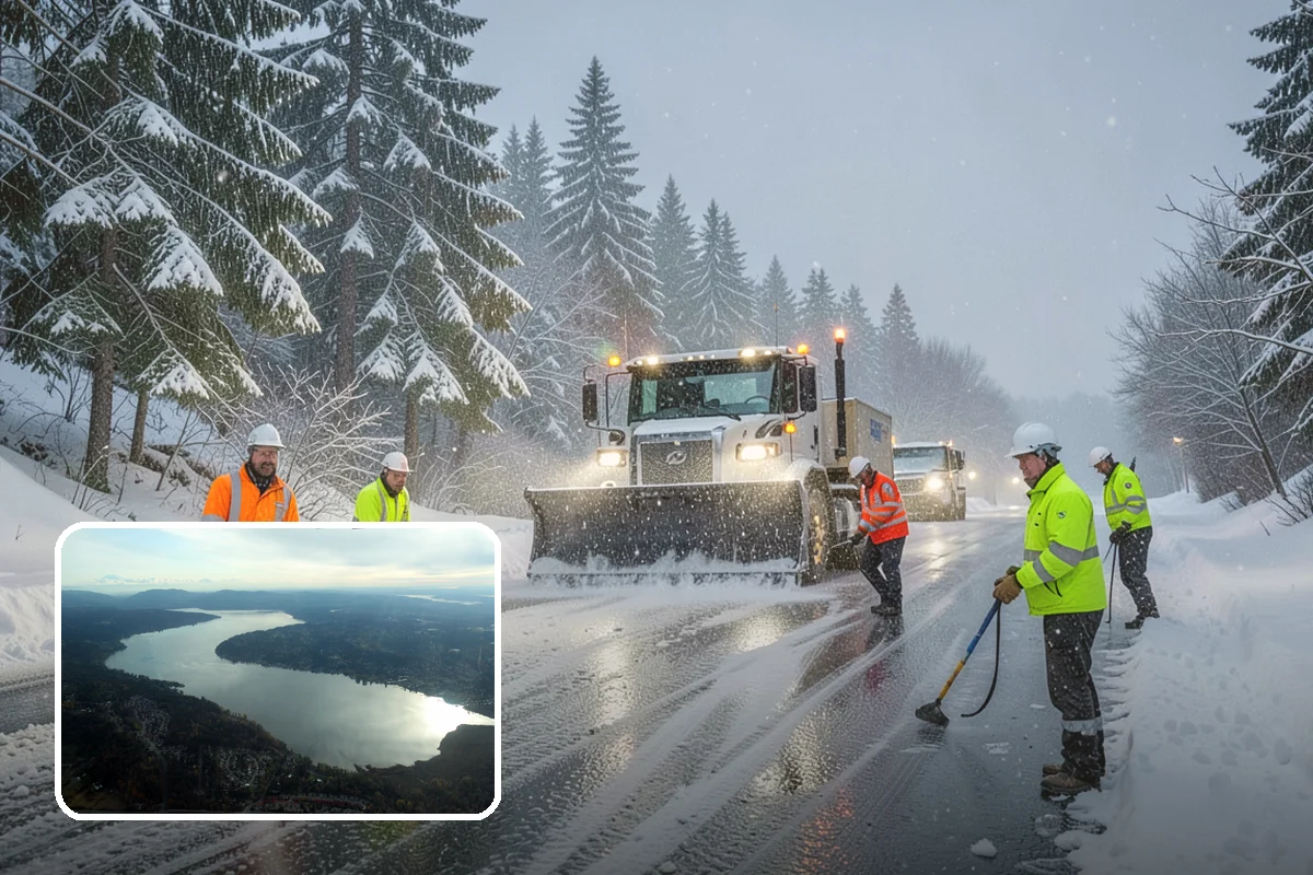 Hotel Parking Lot Snow Removal in Sammamish, King County, WA - Guests arrive and depart smoothly at any hour of the storm