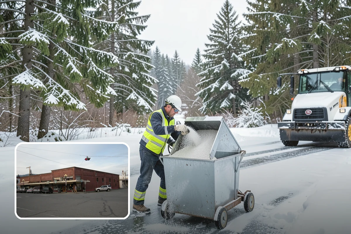 Hotel Parking Lot Snow Removal in Sedro-Woolley, Skagit County, WA - Guests arrive and depart smoothly at any hour of the storm