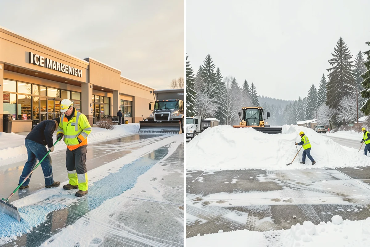 Hotel Parking Lot Snow Removal in Snohomish, Snohomish County, WA - Prioritize the porte-cochere, entry drive, and guest parking with hotel staff