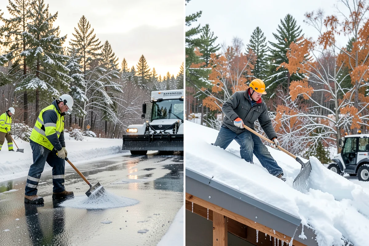 Hotel Parking Lot Snow Removal in Snoqualmie, King County, WA - Prioritize the porte-cochere, entry drive, and guest parking with hotel staff