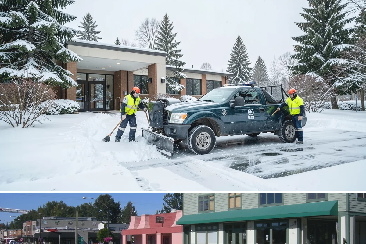 Hotel Parking Lot Snow Removal in Snoqualmie, King County, WA - Hotel lots in the Puget Sound area need the most winter attention from December through February, spanning peak travel and...