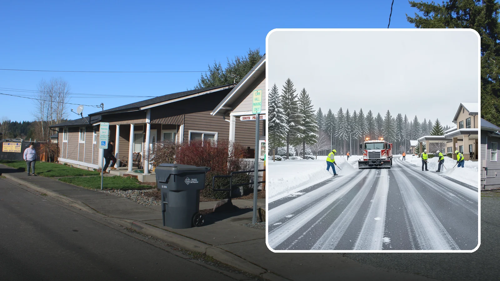 Hotel Parking Lot Snow Removal in South Prairie, Pierce County, WA - We clear hotel lots and entry drives around the clock so Western Washington guests arrive and depart smoothly in winter.