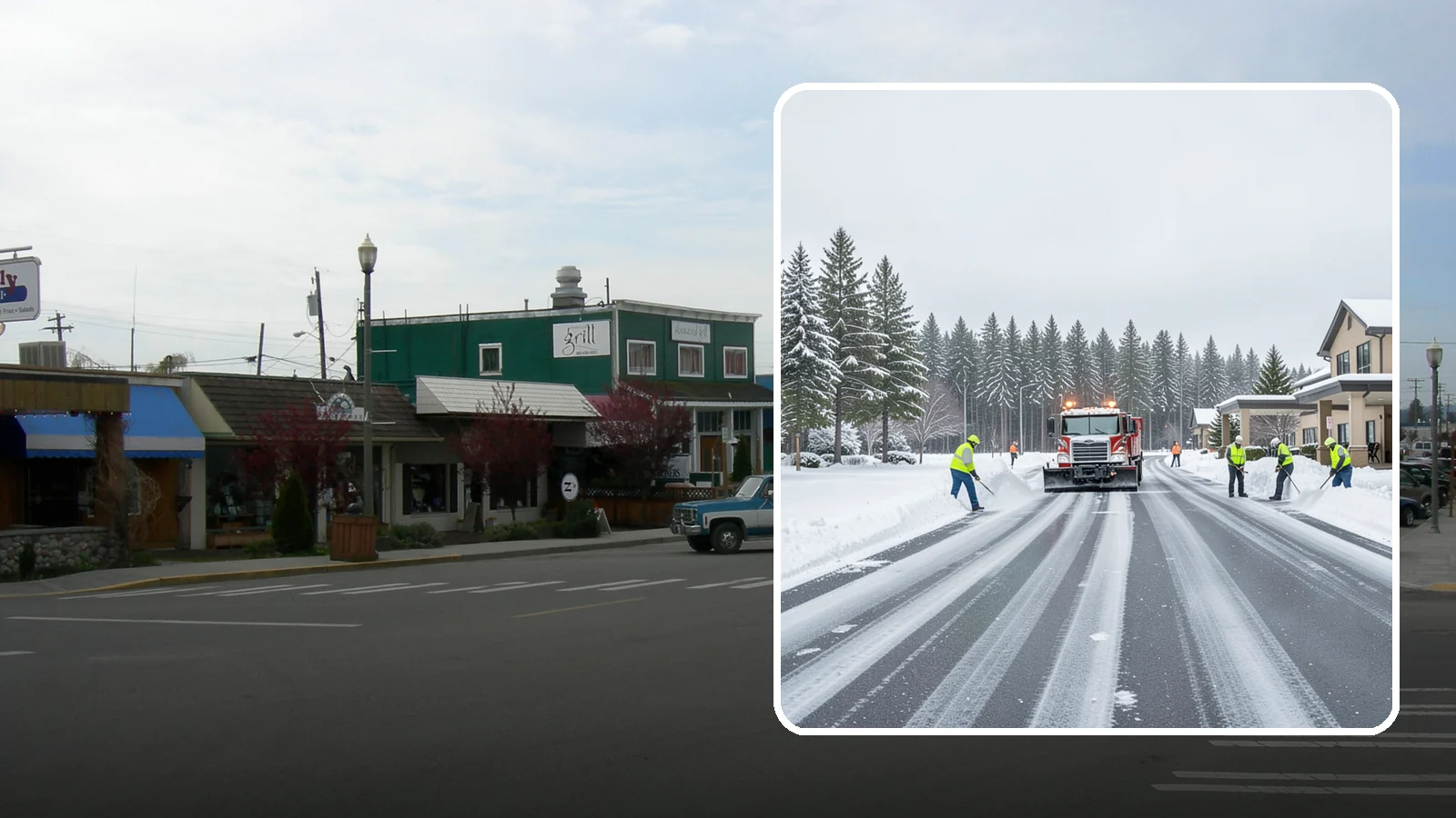 Hotel Parking Lot Snow Removal in Stanwood, Snohomish County, WA - We clear hotel lots and entry drives around the clock so Western Washington guests arrive and depart smoothly in winter.