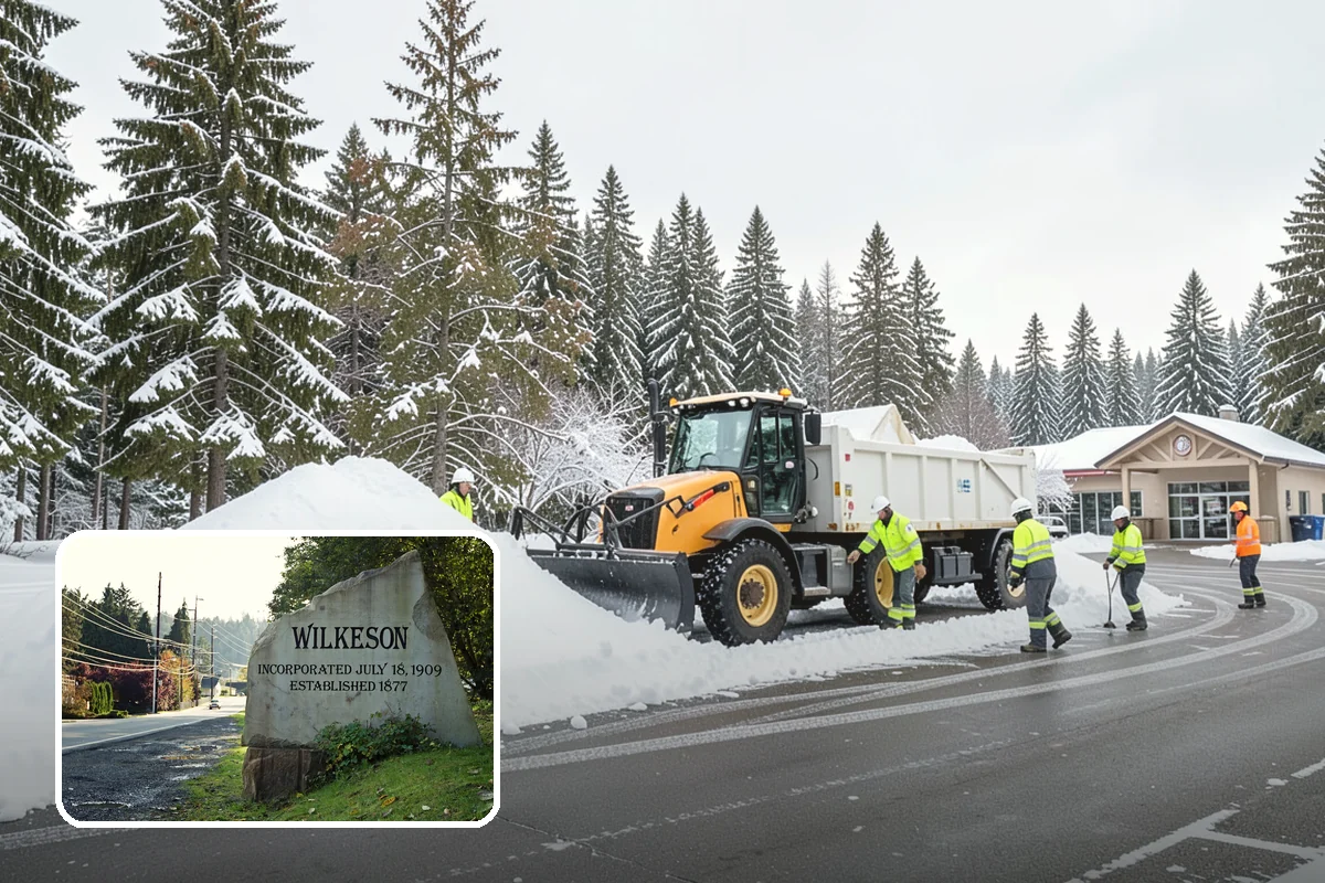Hotel Parking Lot Snow Removal in Wilkeson, Pierce County, WA - Guests arrive and depart smoothly at any hour of the storm