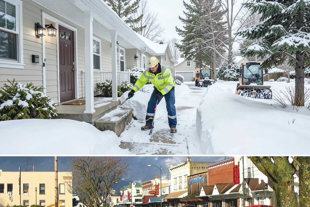Hotel Sidewalk Clearing in Arlington, Snohomish County, WA - Hotel demand is steady from December through February, with overnight freezing drizzle posing the greatest risk to late-arriving...