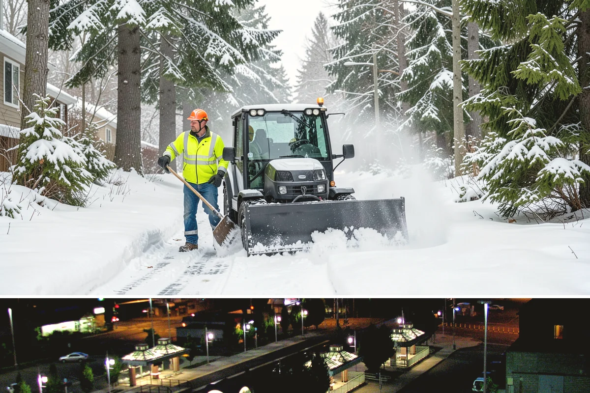 Hotel Sidewalk Clearing in Auburn, King County, WA - Hotel demand is steady from December through February, with overnight freezing drizzle posing the greatest risk to late-arriving...