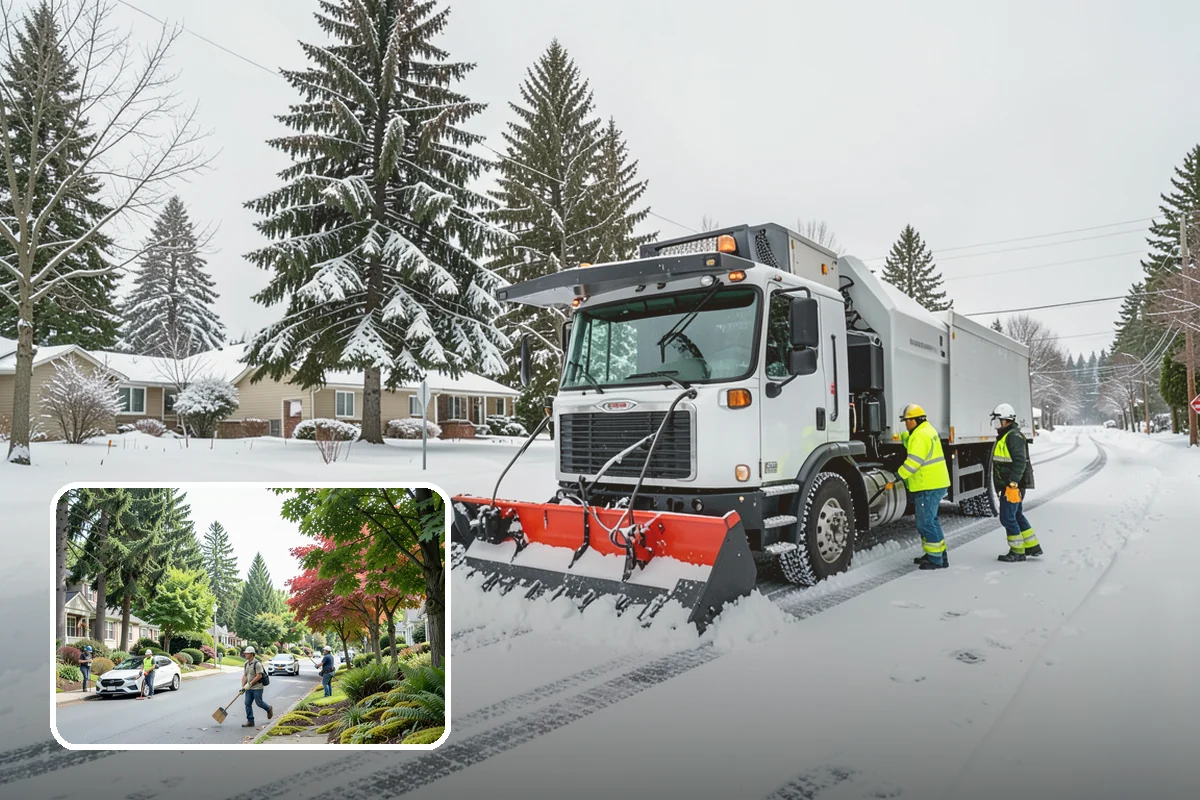 Hotel Sidewalk Clearing in Beaux Arts Village, King County, WA - Around-the-clock coverage matches 24-hour guest arrivals