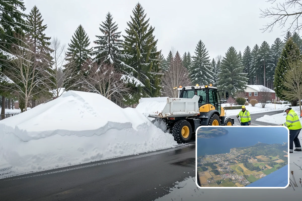 Hotel Sidewalk Clearing in Coupeville, Island County, WA - Around-the-clock coverage matches 24-hour guest arrivals