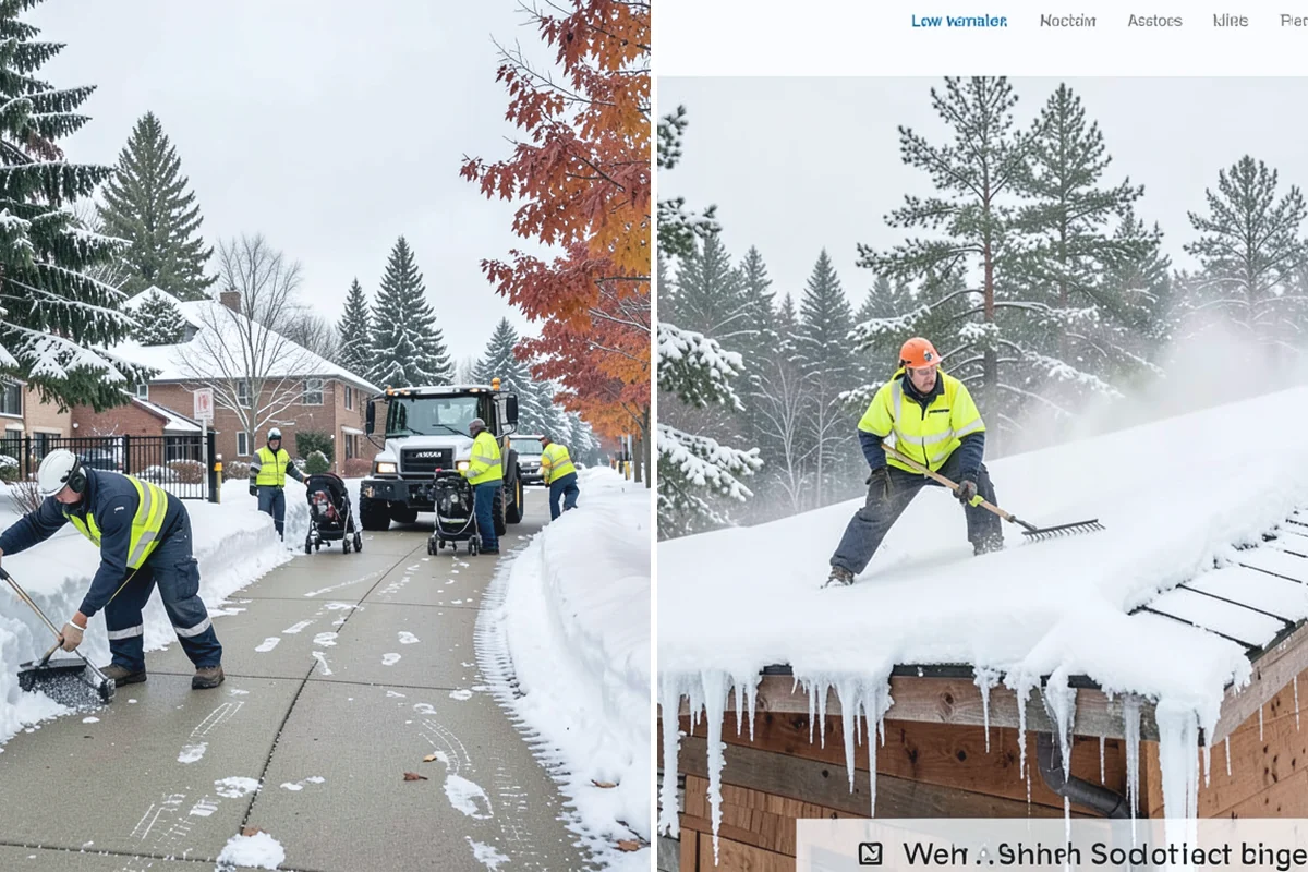 Hotel Sidewalk Clearing in Darrington, Snohomish County, WA - Clear the arrival canopy and check-in walk as top priority