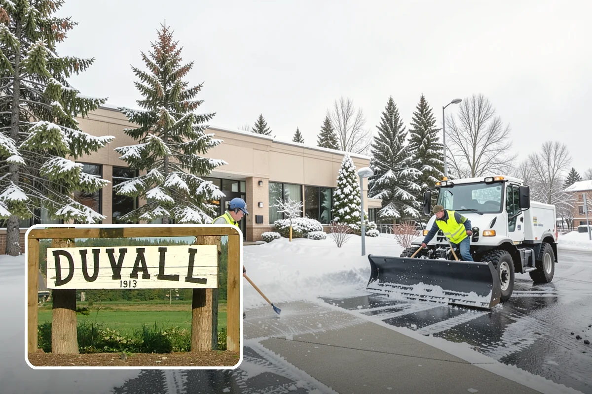 Hotel Sidewalk Clearing in Duvall, King County, WA - Around-the-clock coverage matches 24-hour guest arrivals