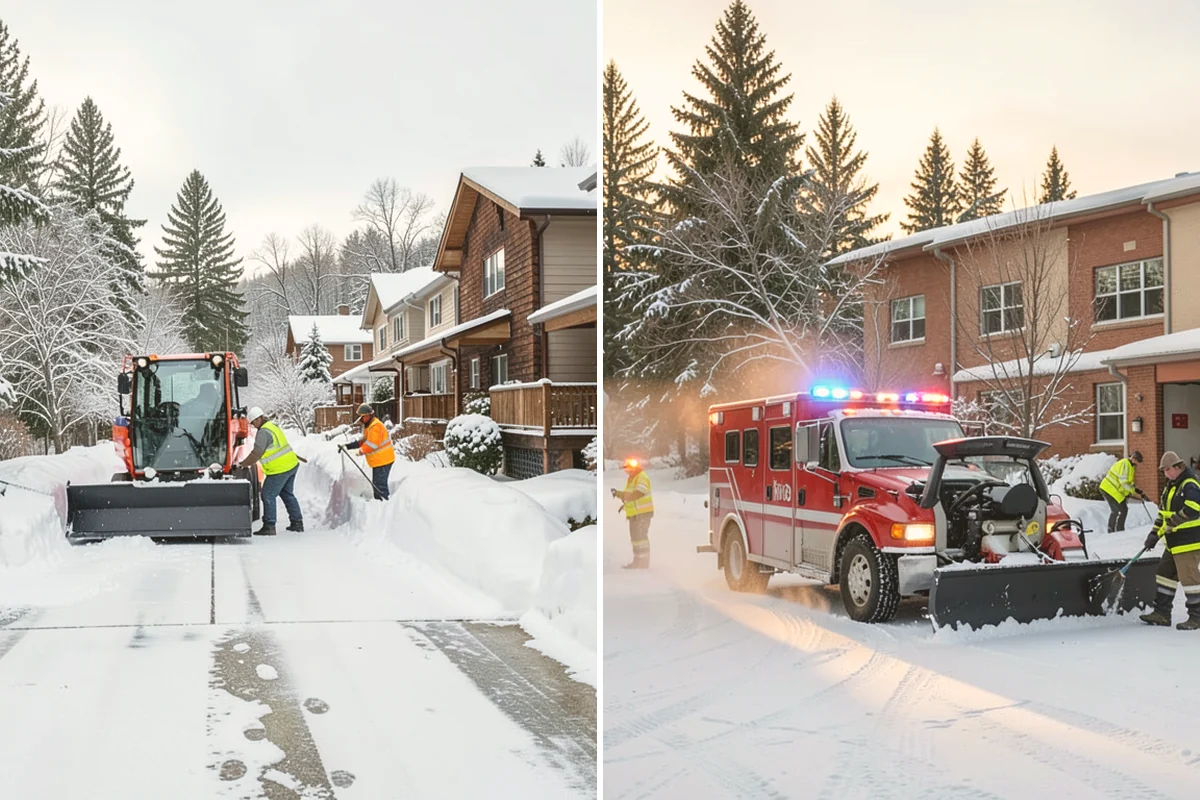 Hotel Sidewalk Clearing in Edmonds, Snohomish County, WA - Clear the arrival canopy and check-in walk as top priority