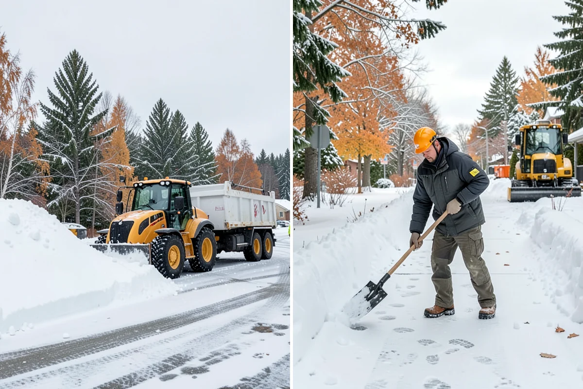 Hotel Sidewalk Clearing in Everett, Snohomish County, WA - Clear the arrival canopy and check-in walk as top priority