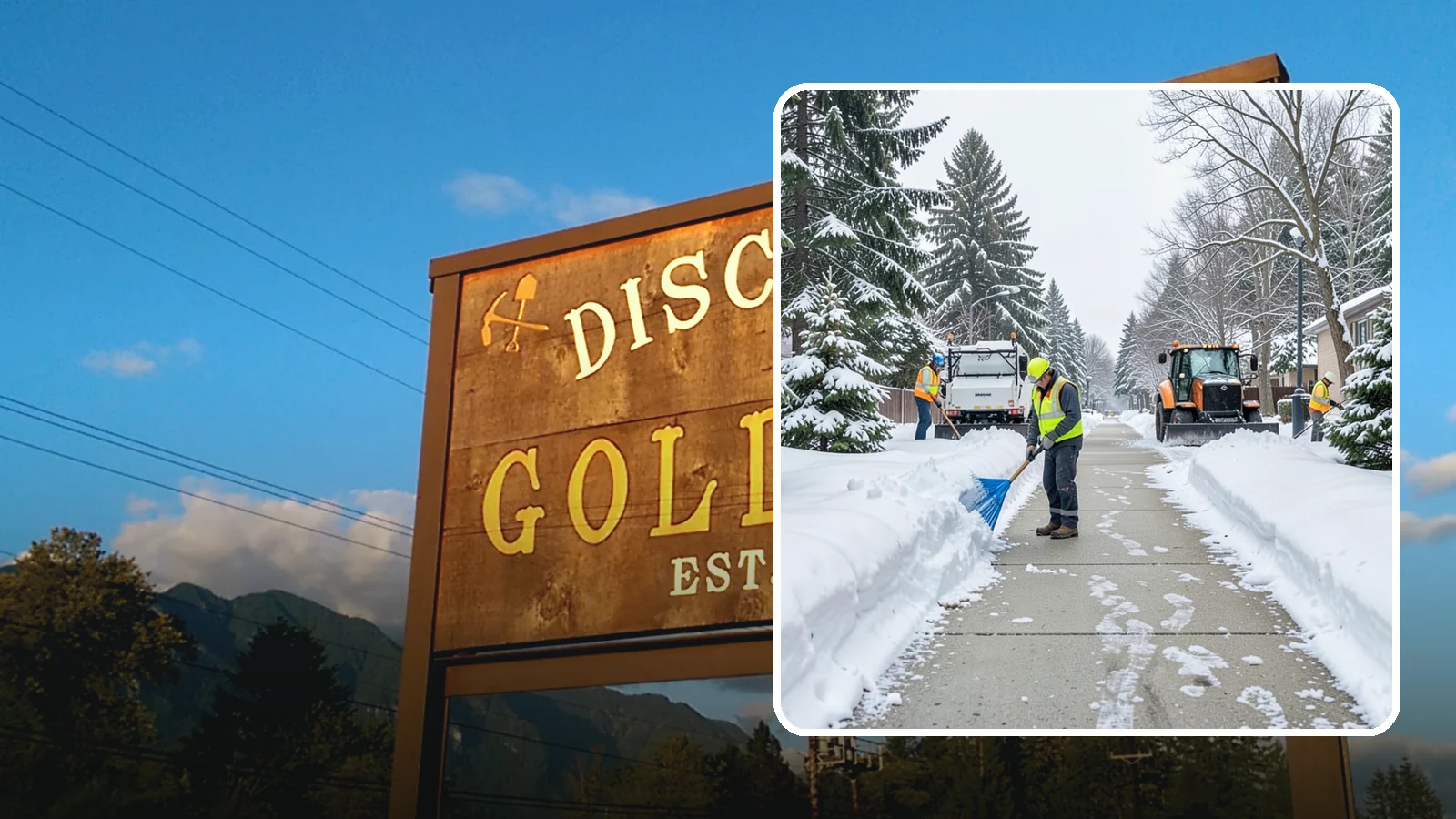 Hotel Sidewalk Clearing in Gold Bar, Snohomish County, WA - Guest-entrance sidewalk clearing for Western Washington hotels, keeping arrival walks, luggage paths, and side entries clear...
