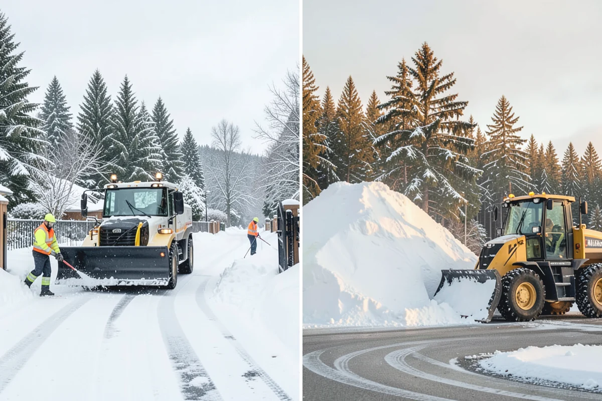 Hotel Sidewalk Clearing in Gold Bar, Snohomish County, WA - Clear the arrival canopy and check-in walk as top priority