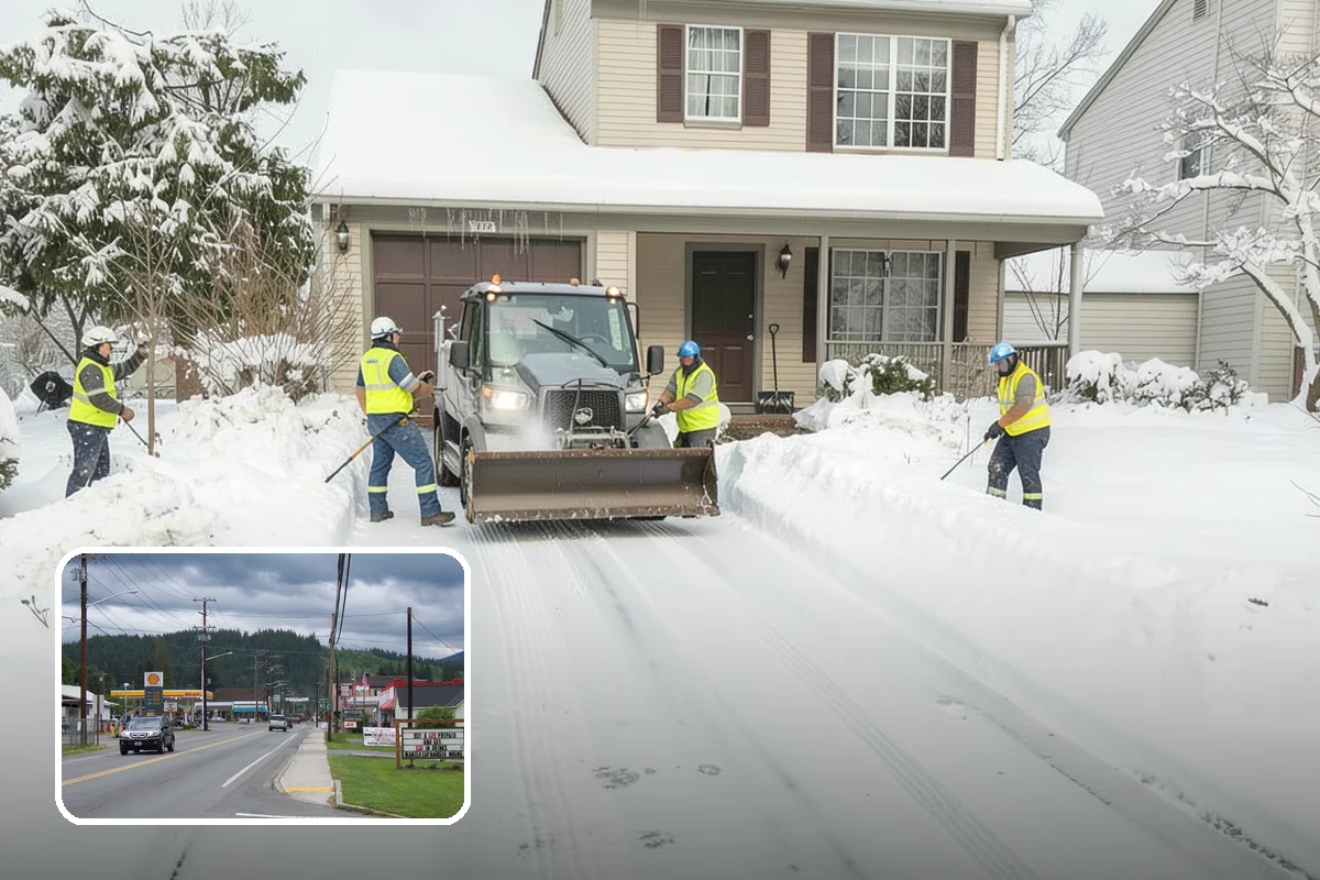 Hotel Sidewalk Clearing in Granite Falls, Snohomish County, WA - Around-the-clock coverage matches 24-hour guest arrivals