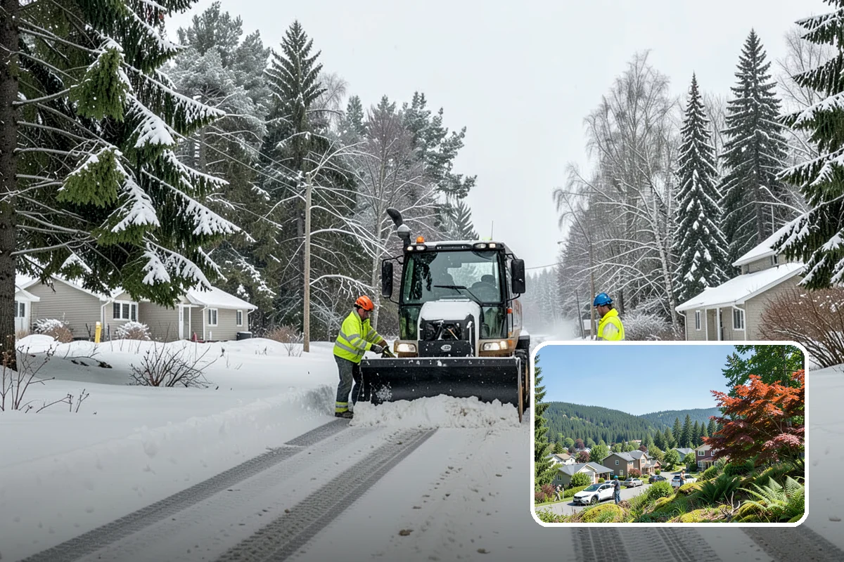 Hotel Sidewalk Clearing in Index, Snohomish County, WA - Around-the-clock coverage matches 24-hour guest arrivals