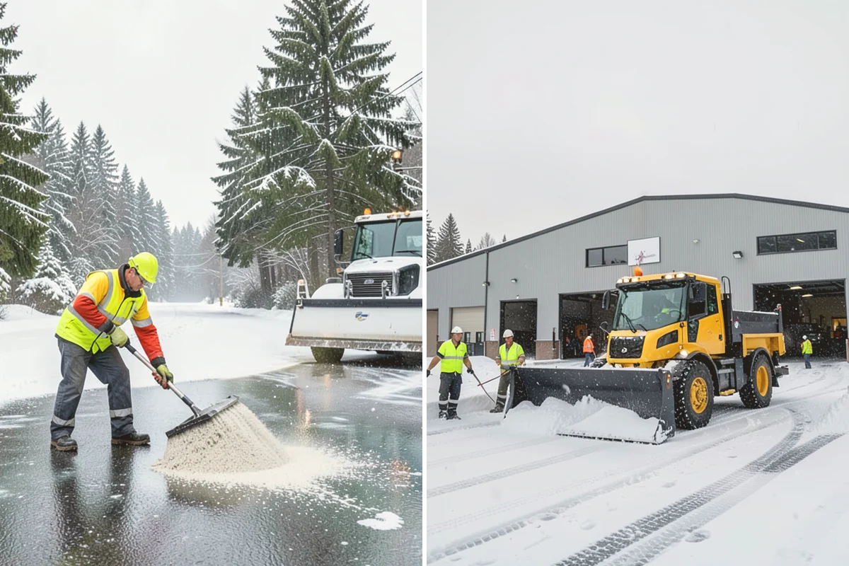 Hotel Sidewalk Clearing in Index, Snohomish County, WA - Clear the arrival canopy and check-in walk as top priority