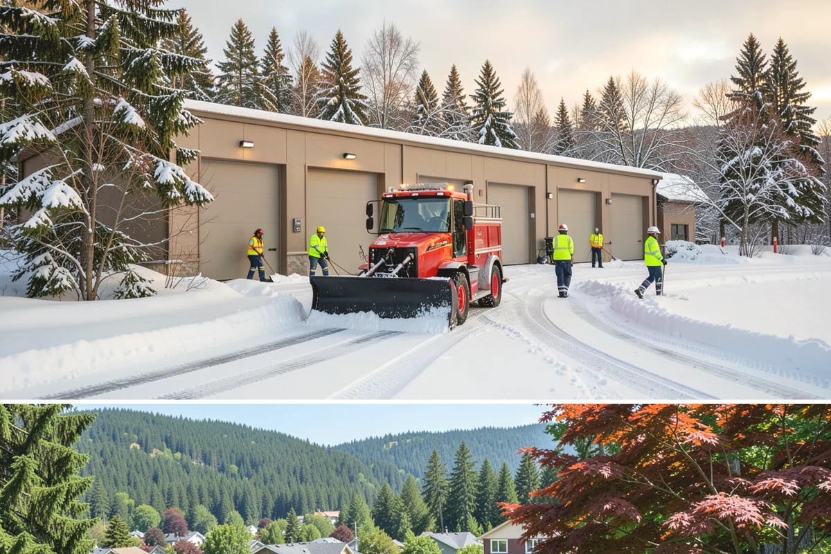 Hotel Sidewalk Clearing in Index, Snohomish County, WA - Hotel demand is steady from December through February, with overnight freezing drizzle posing the greatest risk to late-arriving...