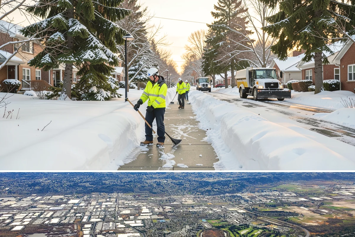 Hotel Sidewalk Clearing in Kent, King County, WA - Hotel demand is steady from December through February, with overnight freezing drizzle posing the greatest risk to late-arriving...