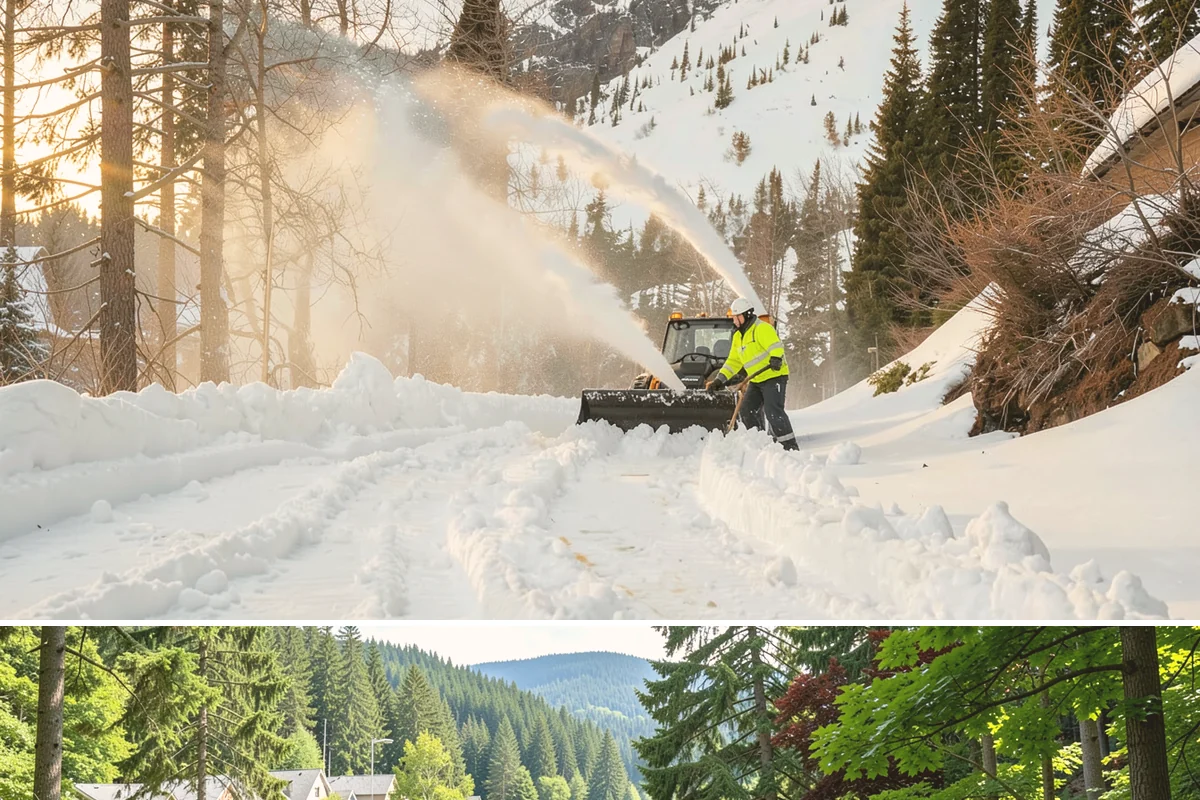 Hotel Sidewalk Clearing in Lake Forest Park, King County, WA - Hotel demand is steady from December through February, with overnight freezing drizzle posing the greatest risk to late-arriving...