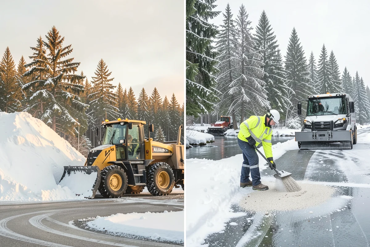 Hotel Sidewalk Clearing in Lake Stevens, Snohomish County, WA - Clear the arrival canopy and check-in walk as top priority