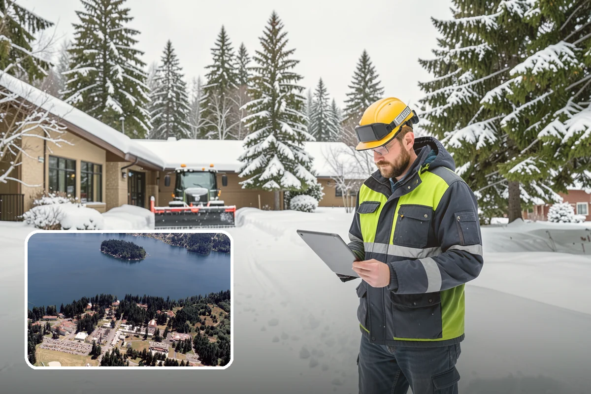 Hotel Sidewalk Clearing in Lakewood, Pierce County, WA - Around-the-clock coverage matches 24-hour guest arrivals