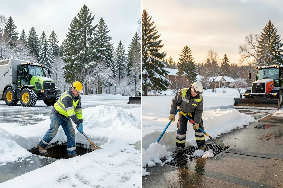 Hotel Sidewalk Clearing in Lakewood, Pierce County, WA - Clear the arrival canopy and check-in walk as top priority
