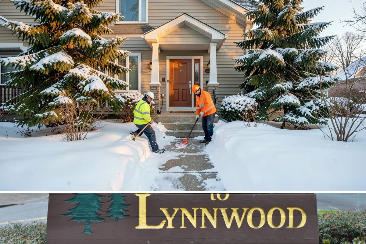 Hotel Sidewalk Clearing in Lynnwood, Snohomish County, WA - Hotel demand is steady from December through February, with overnight freezing drizzle posing the greatest risk to late-arriving...