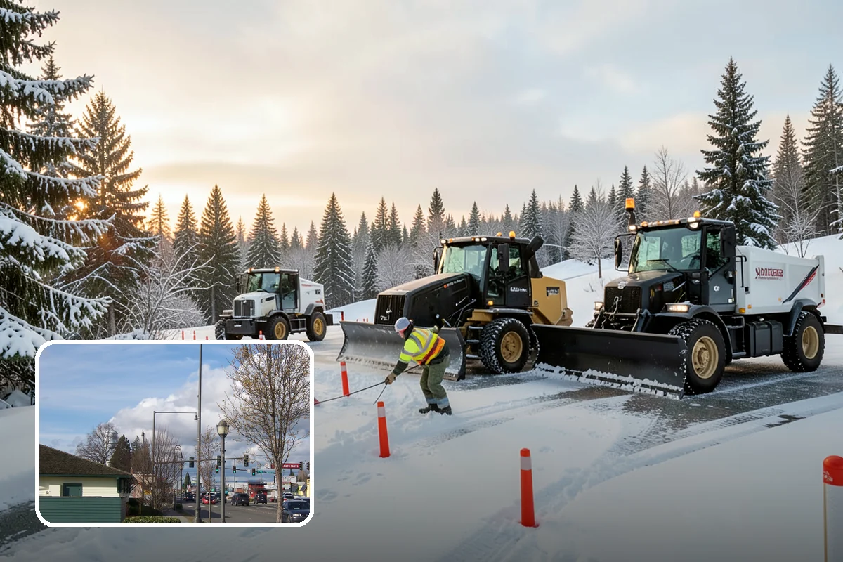 Hotel Sidewalk Clearing in Marysville, Snohomish County, WA - Around-the-clock coverage matches 24-hour guest arrivals
