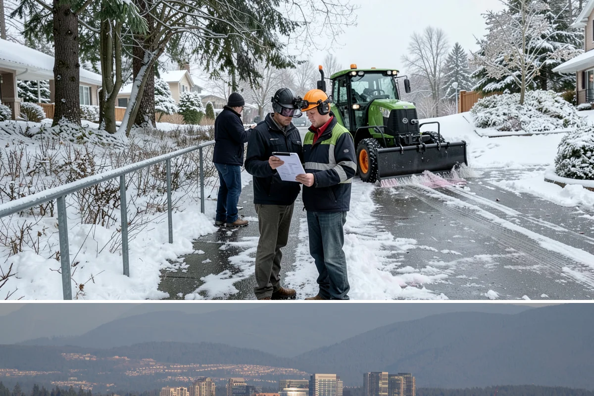 Hotel Sidewalk Clearing in Medina, King County, WA - Hotel demand is steady from December through February, with overnight freezing drizzle posing the greatest risk to late-arriving...