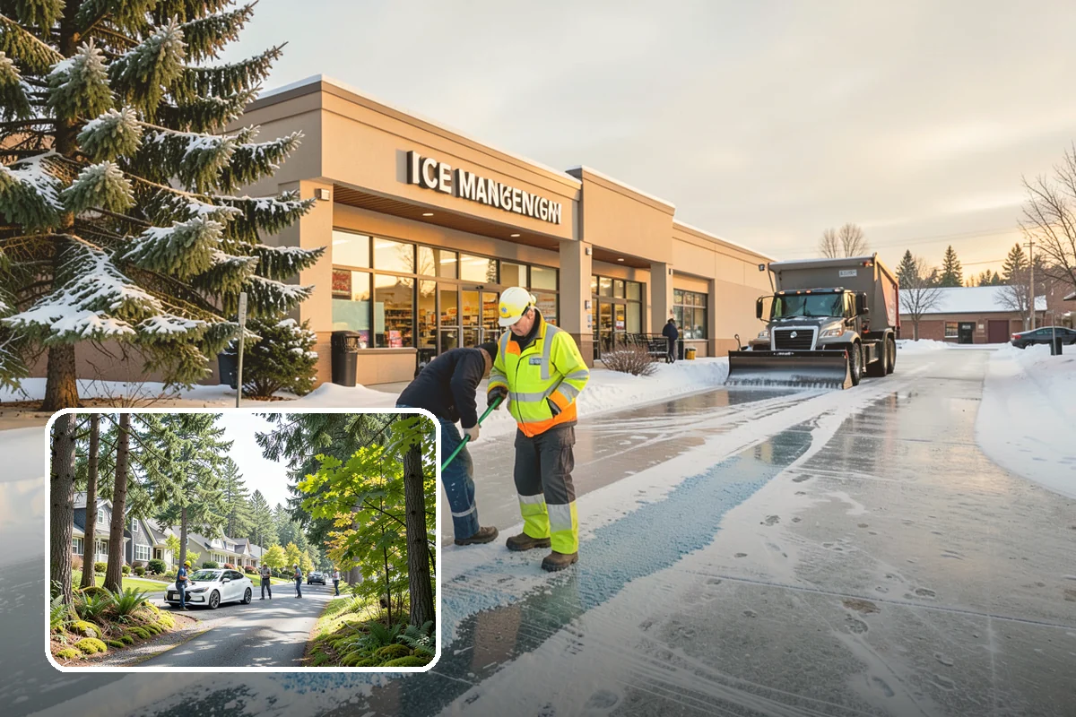 Hotel Sidewalk Clearing in Normandy Park, King County, WA - Around-the-clock coverage matches 24-hour guest arrivals